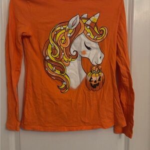 Place Orange Unicorn Long Sleeve Tee